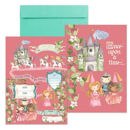 Once Upon a Time Birthday Party Invitations