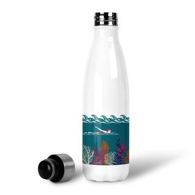 Bottiglia da bowling con peperoncino selvaggio del mare blu profondo