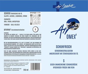 Neutralisant d'odeurs Airomex® « Schuhfrisch » 4