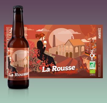 La Rousse BIO, Ambrée 6%/vol. 33cl