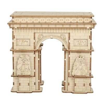 DIY 3D-Holzpuzzle Arc de Triomphe, Robotime, TG502, 14x9x12cm