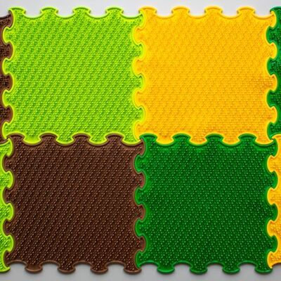 Ortoto Puzzle Massaggio Sensoriale Matten Grass doos 8 pezzi