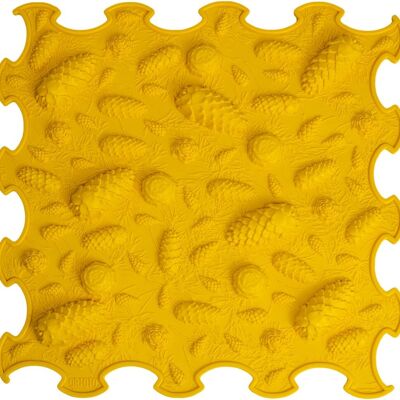 ORTOTO Puzzlematte Tannenzapfen gelb (1Stk.-30*30cm)