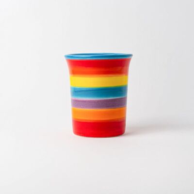 Verre décoration et boissons petit déjeuner en céramique 250 ml / Multicolore IRIS