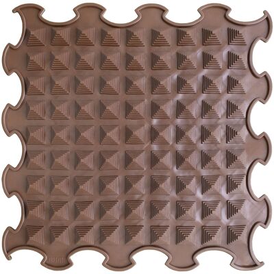 Ortoto Sensorische Massage-Puzzlematte Little Pyramids Donkere Chocolade