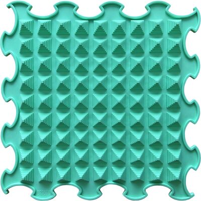 Ortoto Tapis Puzzle de Massage Sensoriel Petites Pyramides Mer Turquoise