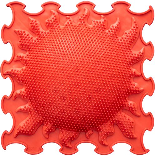 Ortoto Sensory Massage Puzzle Mat Shining Sun (Semi-Sphere) Lichtrood