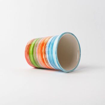 Verre à petit-déjeuner en céramique 250 ml / Multicolor SOL 1