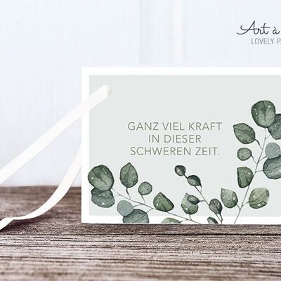 Geschenkanhänger: Ganz viel Kraft