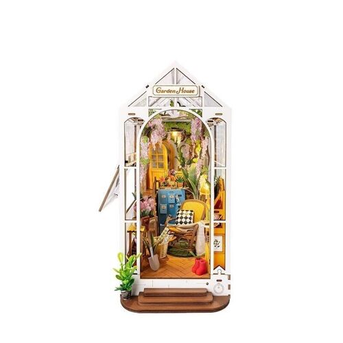 Maison de jardin conservatory-livres DIY Book Nook, Robotime, TGB06, 20.3x11x24.1 cm