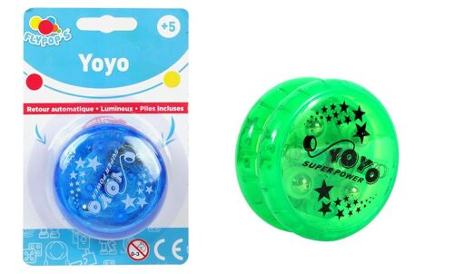 Compra FLYPOP'S - Yoyo automatico - Gioco ricreativo - 030114 - Colore  casuale - Plastica - Bambino - Adulto - Luminoso - Gioco di abilità -  Giocattolo per bambini - Batterie incluse - 6 cm x 6 cm - A partire da 5  anni all'ingrosso