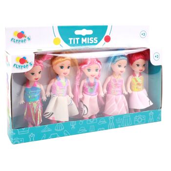 Achat FLYPOP'S - Mini Poupées - Jouet Pour Enfant - 077501 - Multicolore -  Plastique - Mannequin - Doll - Mannequin - Mini Miss - 10 cm x 24 cm - À  Partir de 3 ans en gros