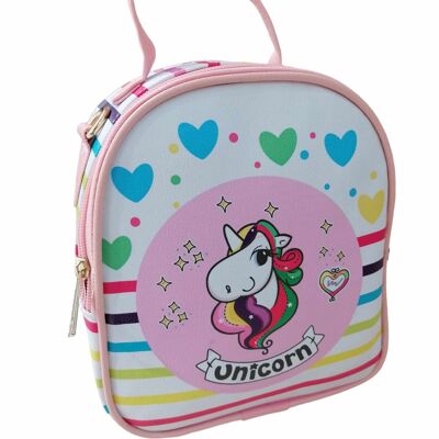 [ 12438-29 ] Cute Unicorn Backpack / Shoulder Bag for Girls