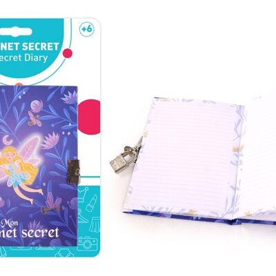 FLYPOP'S - Carnet Secret - Jouet Pour Enfant - 030047Y - Multicolore - Papier - Journal Intime - Anniversaire - Créativité - 17 cm x 13 cm - À Partir de 3 ans