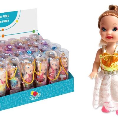 FLYPOP'S - Mini Poupées - Jouet Pour Enfant - 010007A - Multicolore - Plastique - Mannequin - Doll - Mannequin - Mini Miss - 10 cm x 4,5 cm - À Partir de 3 ans