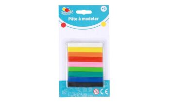 FLYPOP'S - Pack de 9 Bâtons de Pâte À Modeler - Loisir Créatif - 030661 - Multicolore - Jouet Enfant - Modelage - Créativité - Activités Manuelles - Accessoires - À Partir de 2 ans 1