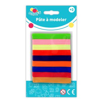 FLYPOP'S - Pack de 9 Bâtons de Pâte À Modeler - Loisir Créatif - 030661 - Multicolore - Jouet Enfant - Modelage - Créativité - Activités Manuelles - Accessoires - À Partir de 2 ans 2