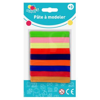 FLYPOP'S - Pack de 9 Bâtons de Pâte À Modeler - Loisir Créatif - 030661 - Multicolore - Jouet Enfant - Modelage - Créativité - Activités Manuelles - Accessoires - À Partir de 2 ans 3