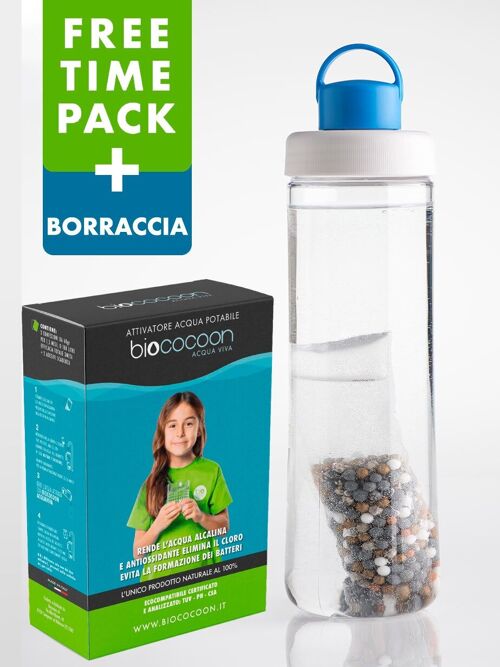 Acqua Viva Free Time Pack - Depuratore acqua e borraccia