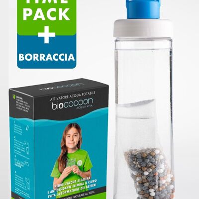 Acqua Viva Free Time Pack - Depuratore acqua e borraccia