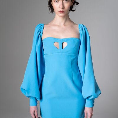 Kleid „Blaues Herz“.