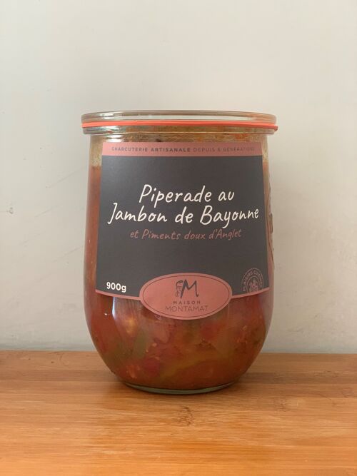 Piperade au Jambon de Bayonne et piments doux d'Anglet