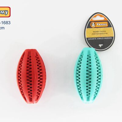 Pelota De Caucho Para Perros Limpieza Dientes (2 Colores)