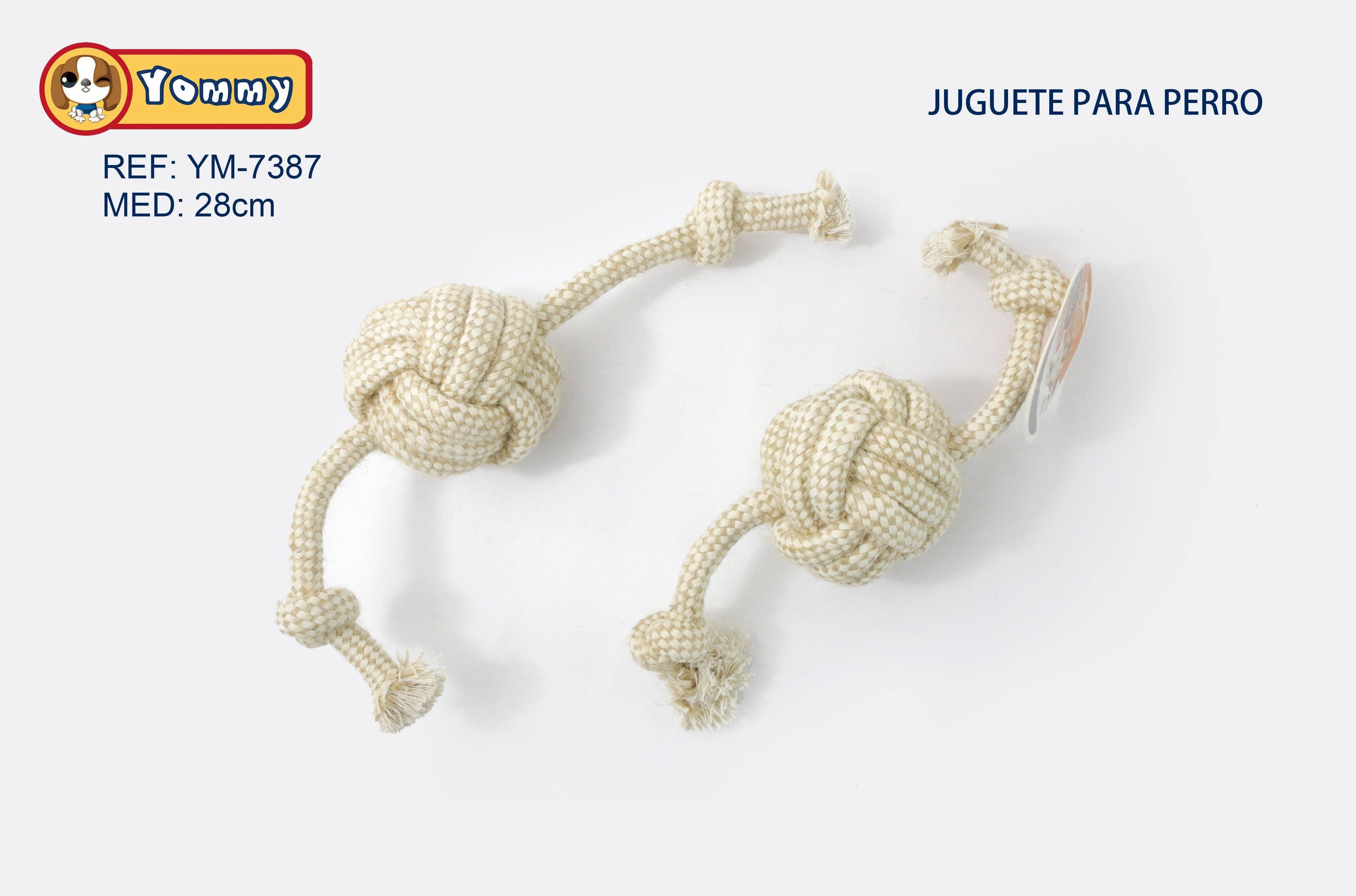 Cuerda Con Nudo De Algodón Liso