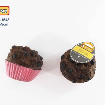 Juguete Vinillo Para Mascotas Con Forma De Muffin