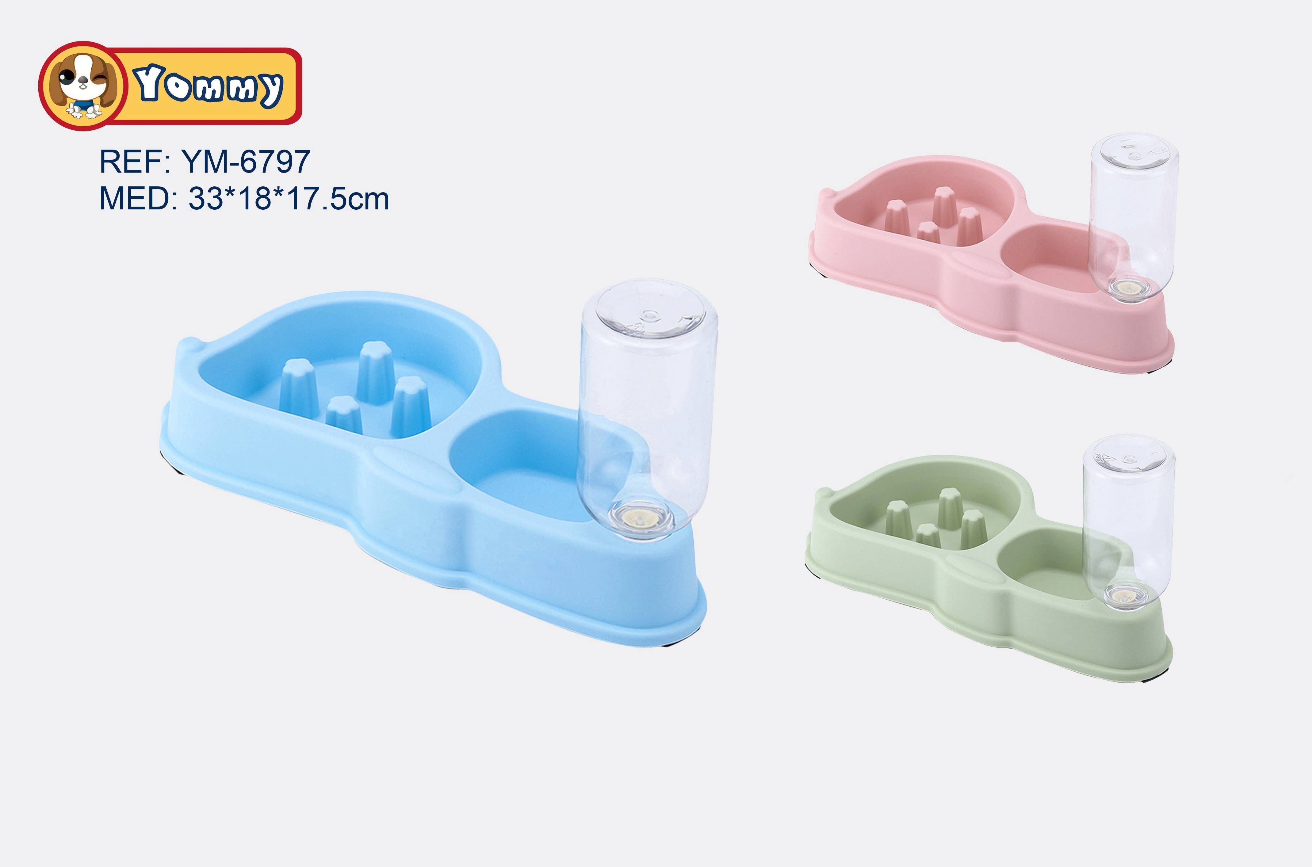 Comedero Para Mascotas Con Dispensador De Agua