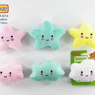 Peluche De Juguete Para Mascotas Nubes Y Estrellas