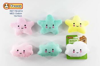 Peluche De Juguete Para Mascotas Nubes Y Estrellas 1