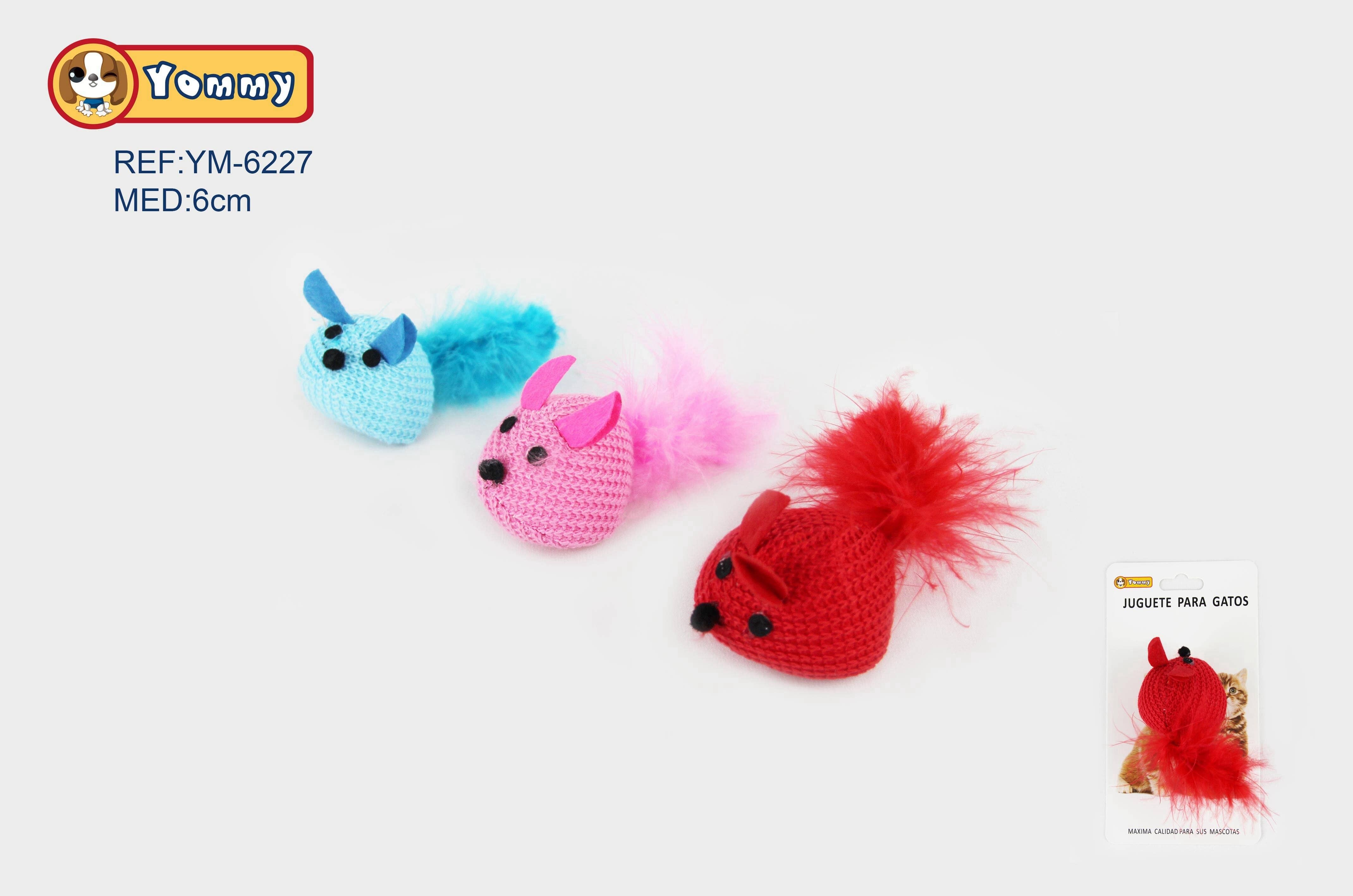 Juguete Para Gatos Con Forma De Ratón (3 Farben)