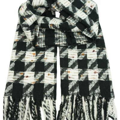 Thick fringed scarf YF5967