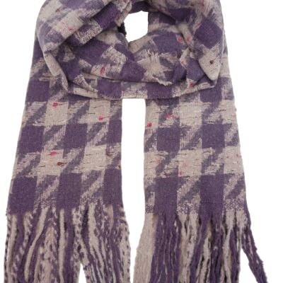 Thick fringed scarf YF5967