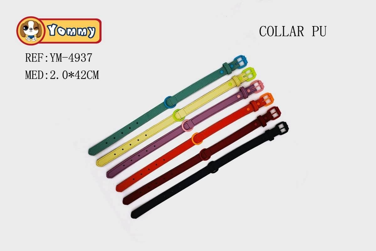 Collare Mascotas Piel Sintetica (2,0*42Cm)