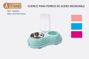 Cuenco Para Perros De Acero Inoxidable 1