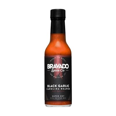 Sauce piquante Carolina Reaper à l'ail noir