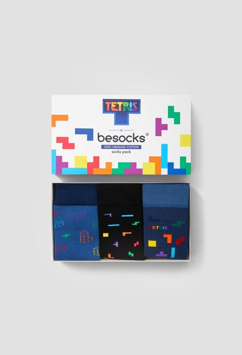 Pack Tetris - 100% Organic Cotton Socks