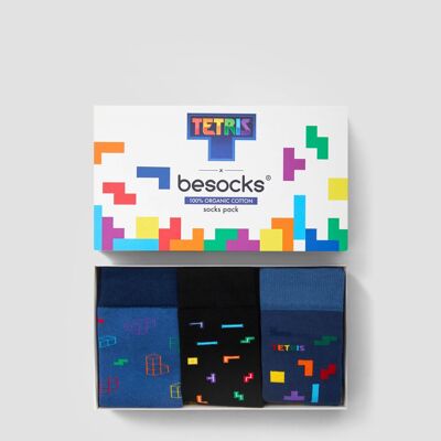 Tetris Pack - 100% Organic Cotton Socks