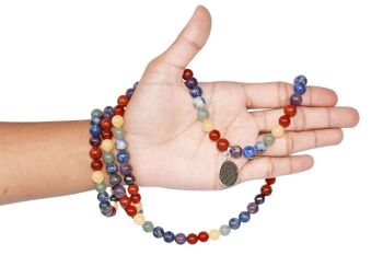7 Chakra Beads Mala Bracelet, 108 Prayer Beads Necklace 2