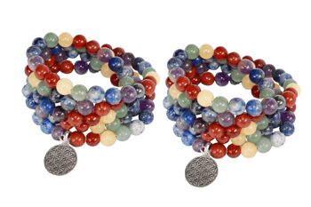 7 Chakra Beads Mala Bracelet, 108 Prayer Beads Necklace 4