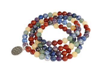 7 Chakra Beads Mala Bracelet, 108 Prayer Beads Necklace 5
