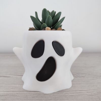 HALLOWEEN ghost pot - Home and garden decoration.