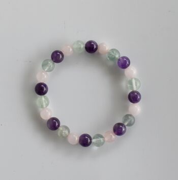 Assisting in Achieving CALM Crystal Bracelet (Tranquility) 4