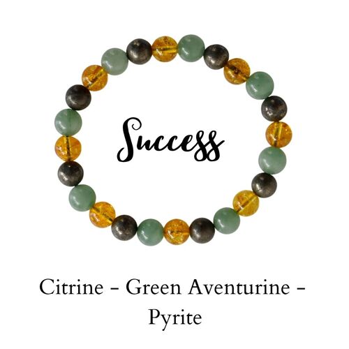 Attract and Enhance SUCCESS Crystal Bracelet