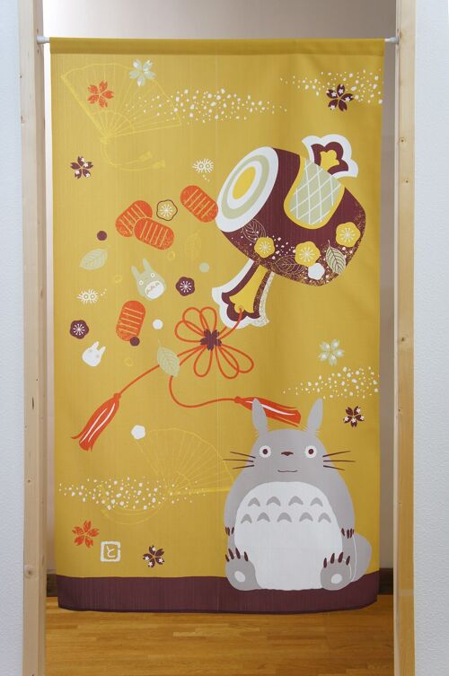 COS11073 Noren rideaux de porte japonais Mon Voisin Totoro motif Maillet de la Chance