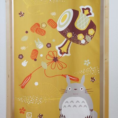 COS11073 Noren Japanese door curtains My Neighbor Totoro Lucky Mallet pattern