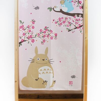 COS10403 Noren cortinas de puerta japonesas patrón Mi vecino Totoro Sakura