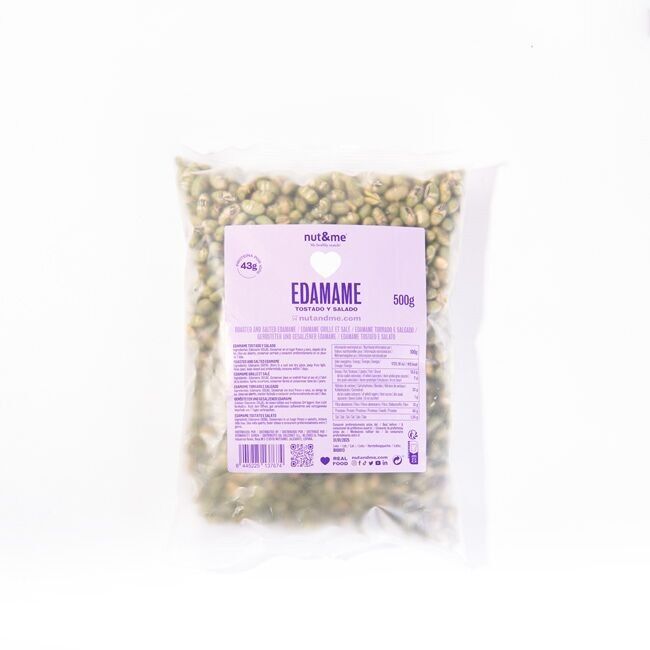 Edamame tostado y salado 500g nut&me - Snack salutare